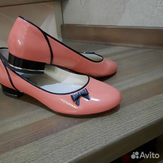 Туфли девичьи натуральная кожа