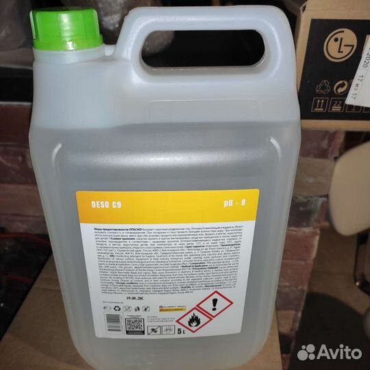 Антисептик для рук deso c9 Grass 1 л