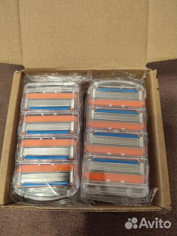 Бритвенные кассеты с 5 лезвиями Gillette Fusion объявление продам