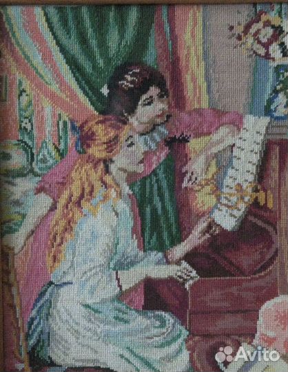 Картина вышитая крестом ручная работа