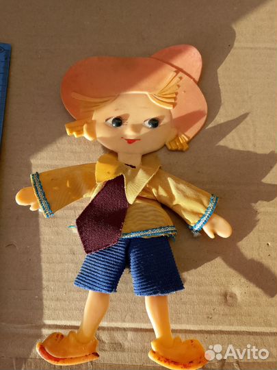 Кукла плоская Незнайка СССР