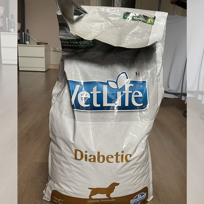 Корм для собак vetlife diabetic