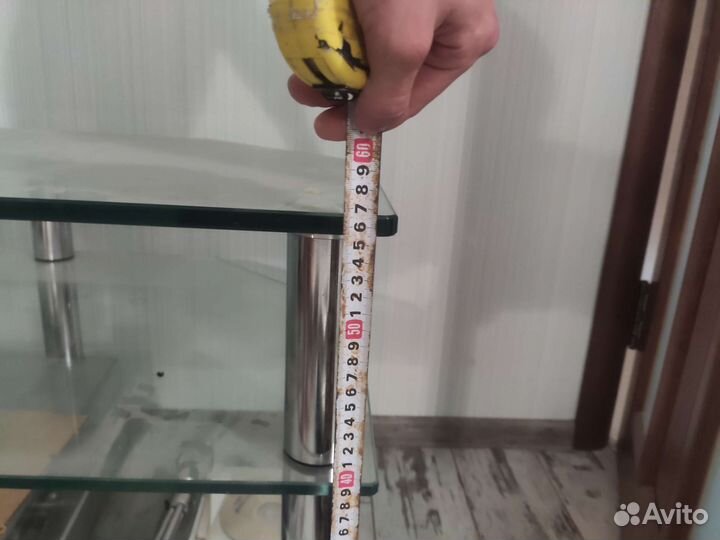 Стеклянная тумба