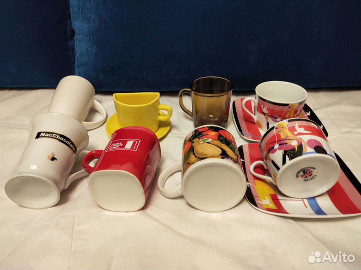 Чайные чашки, бокалы