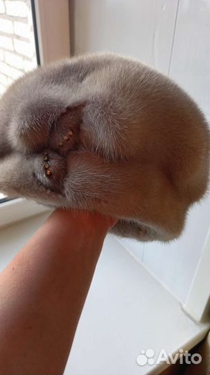 Шапка норковая женская