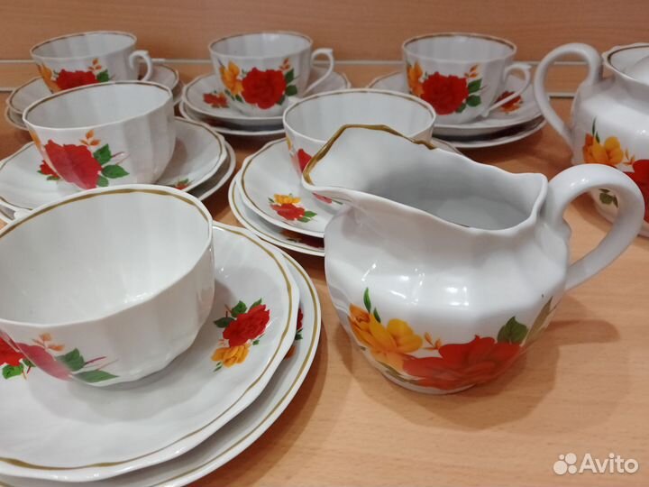 Чайный сервиз Вербилки дфз