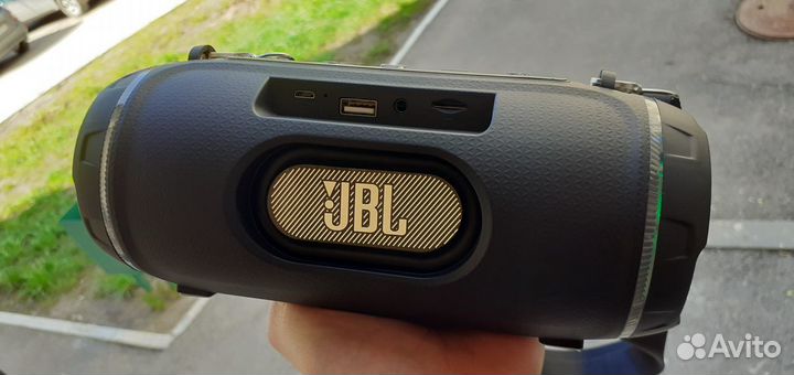 Беспроводная колонка с блютуз FM +подсветка