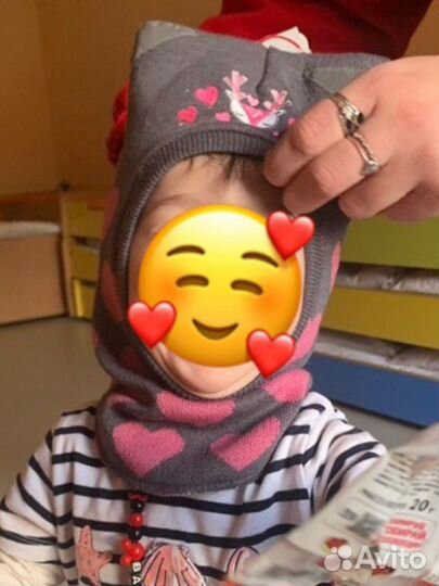 Шапка зимняя для девочки