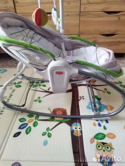 Качалка шезлонг люлька для новорожденного