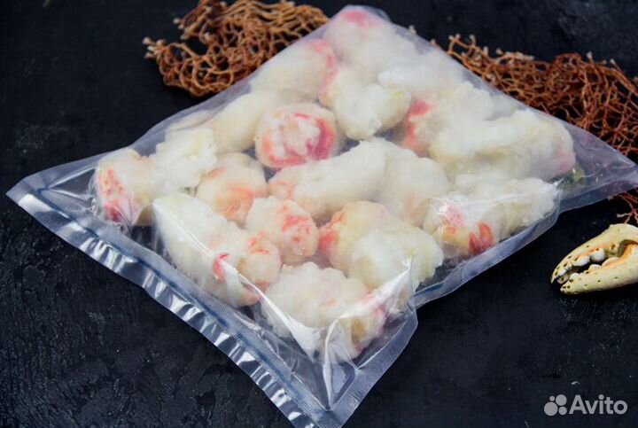 Краб камчатский, мясо розочки