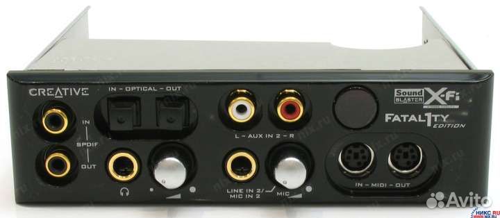 Creative X-Fi Fatal1ty Hi End звуковая карта