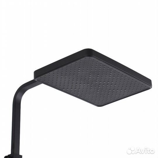 Душевая система Frap с верхним душем с лейкой со смесителем черная (F2476-6)