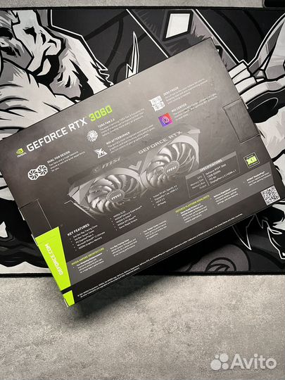 Видеокарта MSI nvidia GeForce RTX 3060 ventus 12 G