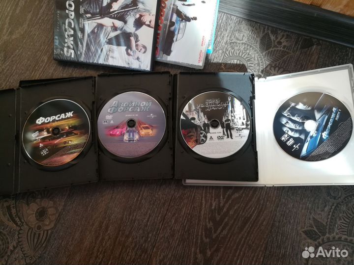 DVD диски Форсаж коллекция 7 частей