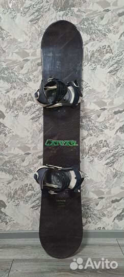 Сноуборд Lamar Impact 154cm+ крепления Nidecker