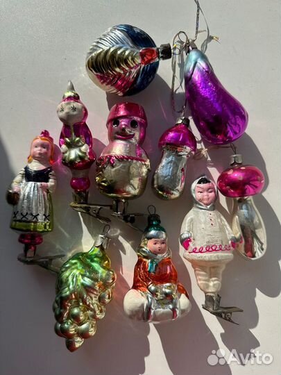 Елочные игрушки СССР