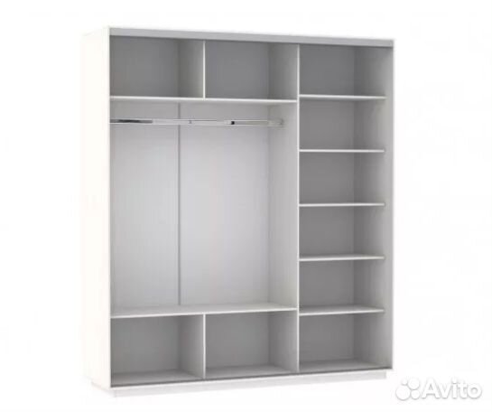 Шкаф купе белый элегантный