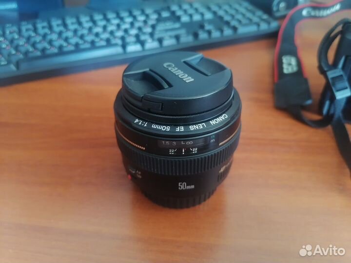 Canon EF 50mm f 1.4 usm + рюкзак