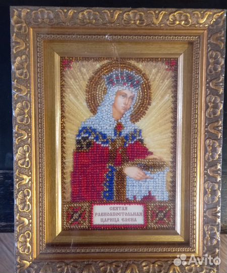 Именные иконы из бисера