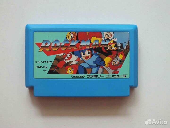 Картридж Famicom Nintendo Rockman