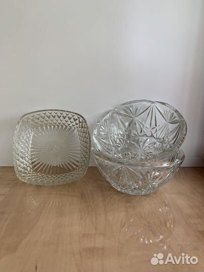 Посуда стеклянная, хрустальная