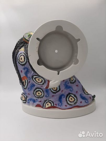 Фарфоровая статуэтка лфз Узбечка Подчасник 30е