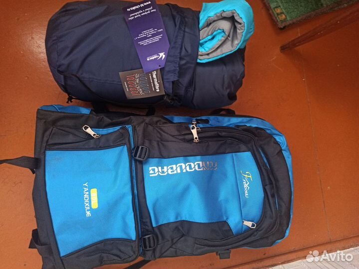 Спальный мешок+рюкзак