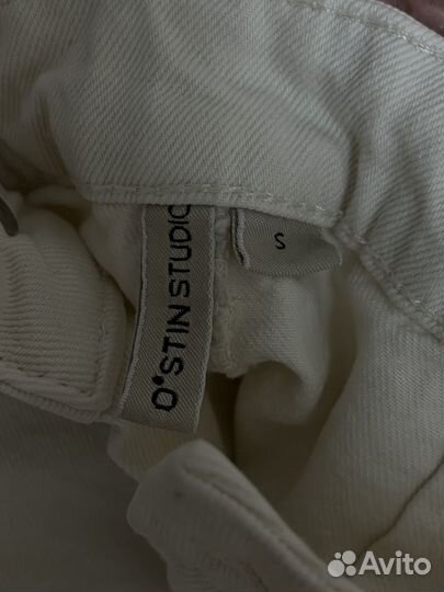 Джинсы карго с карманами женские O'stin