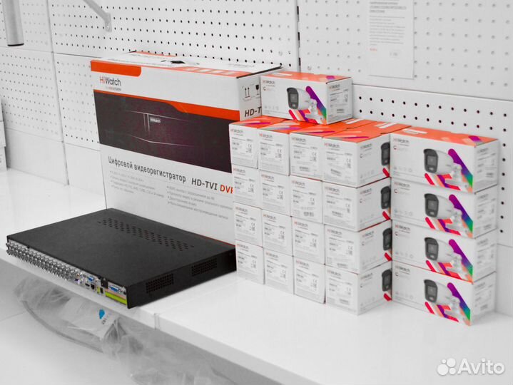 Видеокамеры HiWatch 2MP ColorVu для улицы