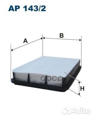 Фильтр воздушный toyota LC (J120, J150) 3.0D 03