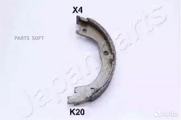 Japanparts GFK20AF Колодки торм. бараб.h/b