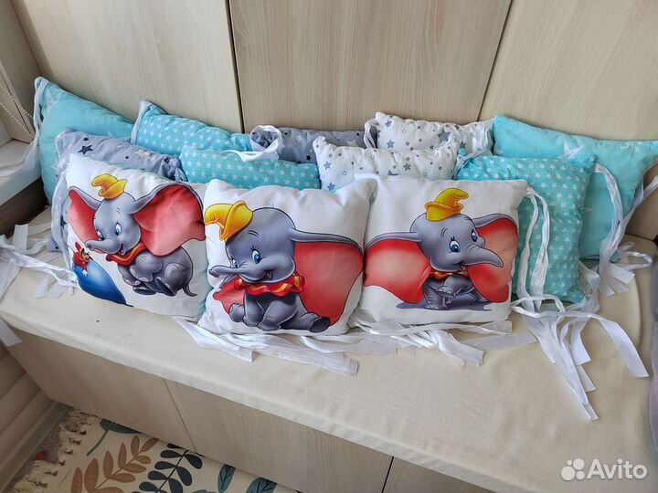 Бортики в детскую кроватку