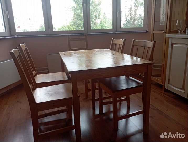 Кухонный стол и стулья бу IKEA