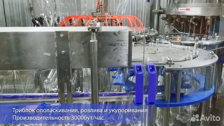 Моноблок Триблок Розлива, оборудование для розлива