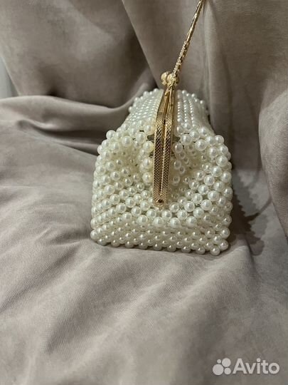 Сумка с фермуаром ручной работы