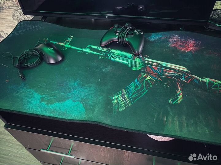 Мышь logitech g403 hero+геймпад msi+большой коврик