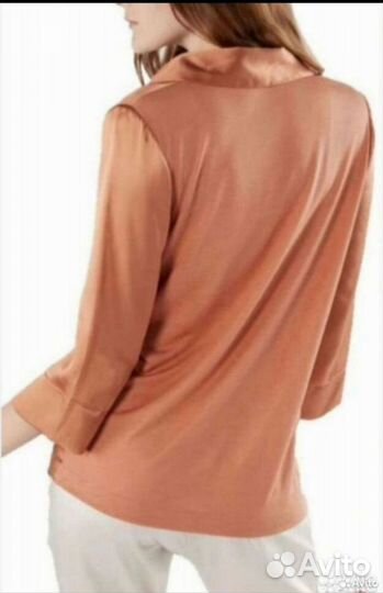 Шелковвй жакет intimissimi 44 рубашка шелк пижама