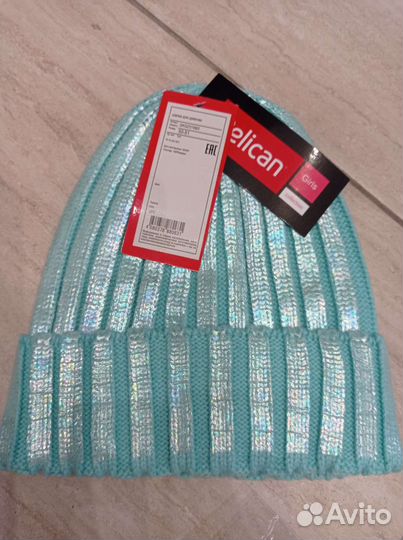 Шапка новая 52 зима детская Куртка кож. зам р-р 42