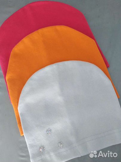 Новые шапочки для девочки 3-5 лет