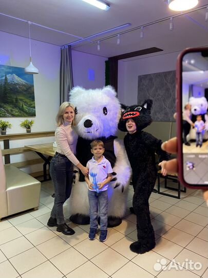 Белый Мишка поздравление