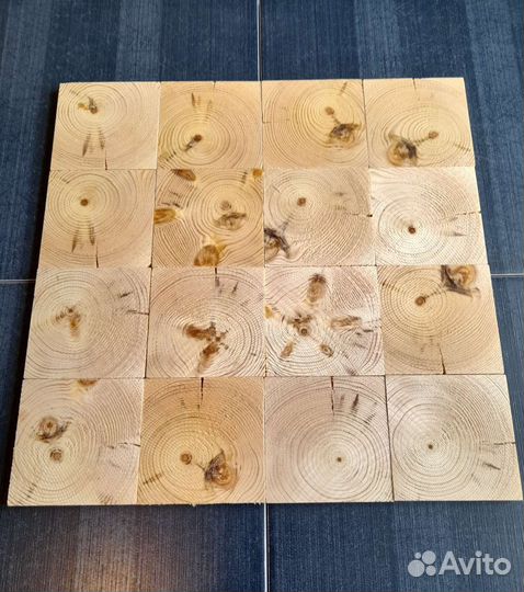 Квадратные спилы дерева