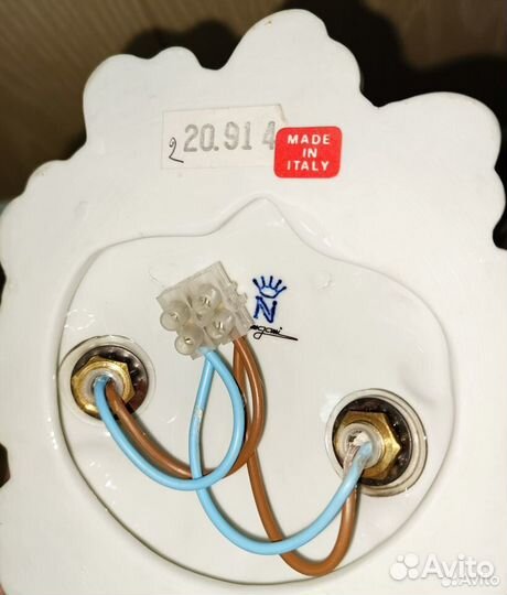 Светильник настенный фарфор Мангани Италия