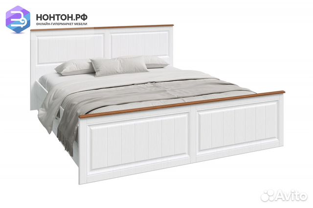 Кровать Валенсия 1.6 м белая