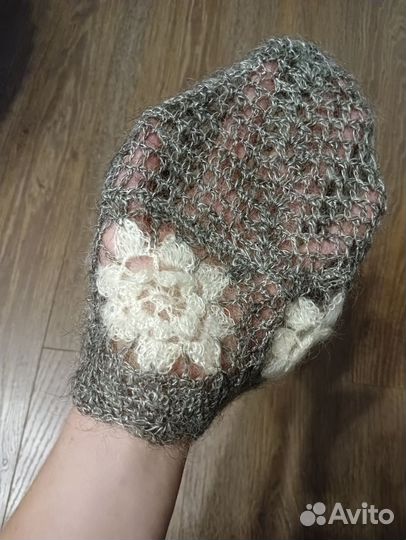 Шапка ажурная ручной работы