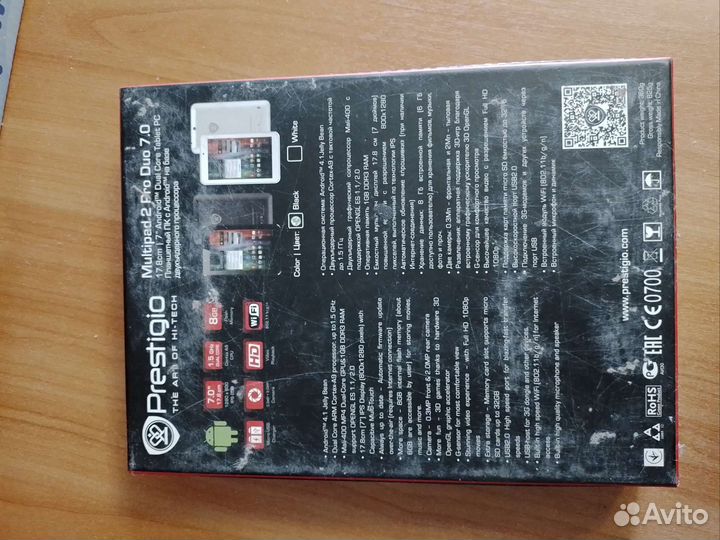 Планшет prestigio multipad 2 pro duo