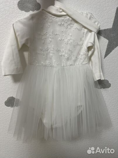 Праздничное платье для девочки 74 80