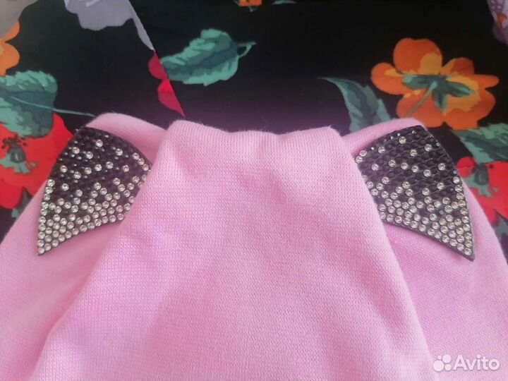 Шапка+хамут,набор, р. 50-54(отправляю в регионы)