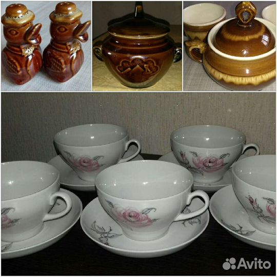 Фарфоровая и керамическая посуда СССР