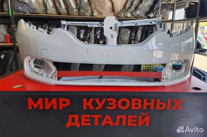 Бампер передний renault logan 2