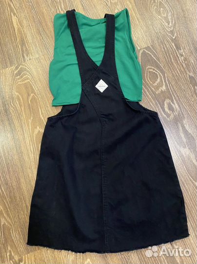 Джинсовый сарафан pull&bear